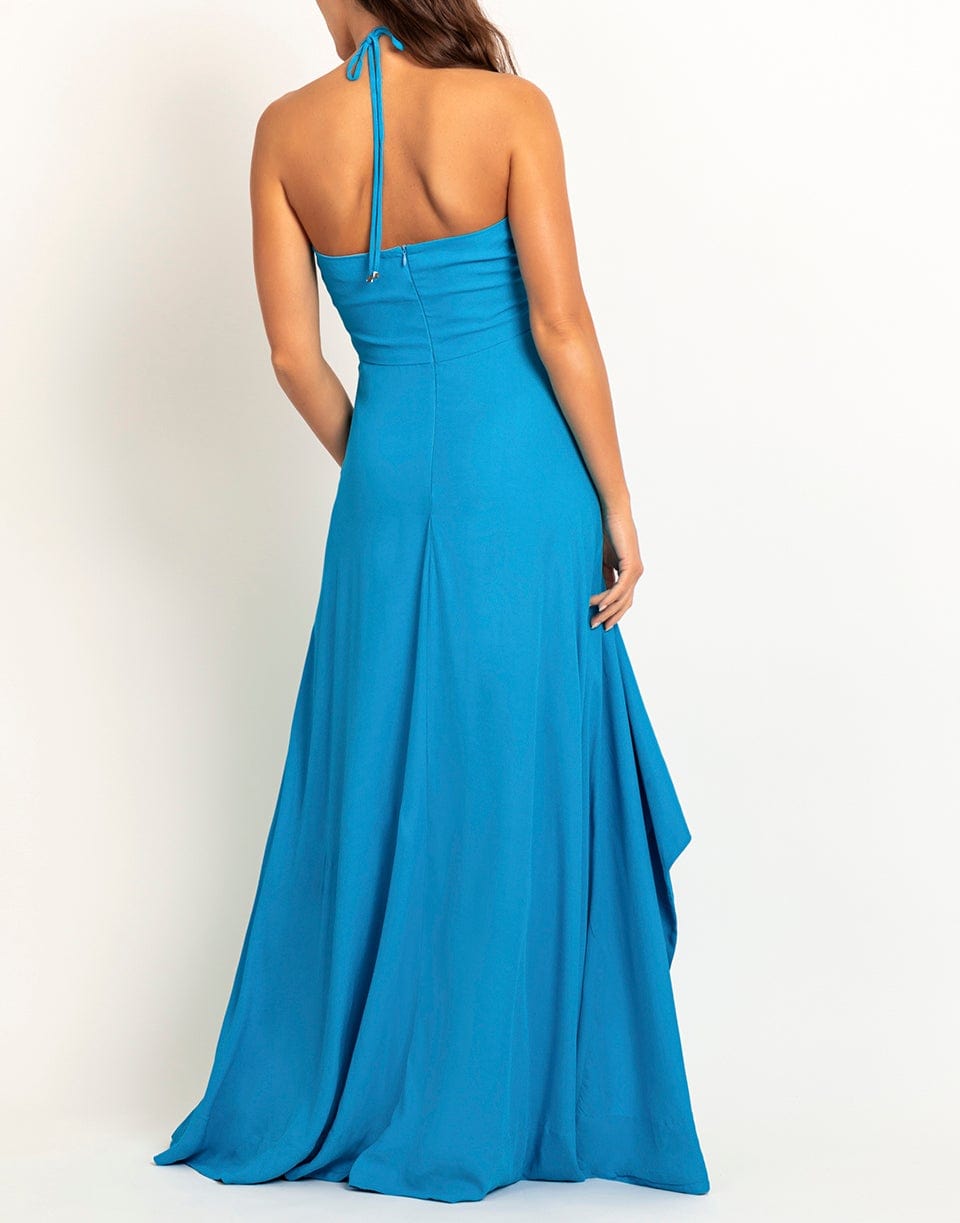 PATBO-Lace Up Maxi Dress-