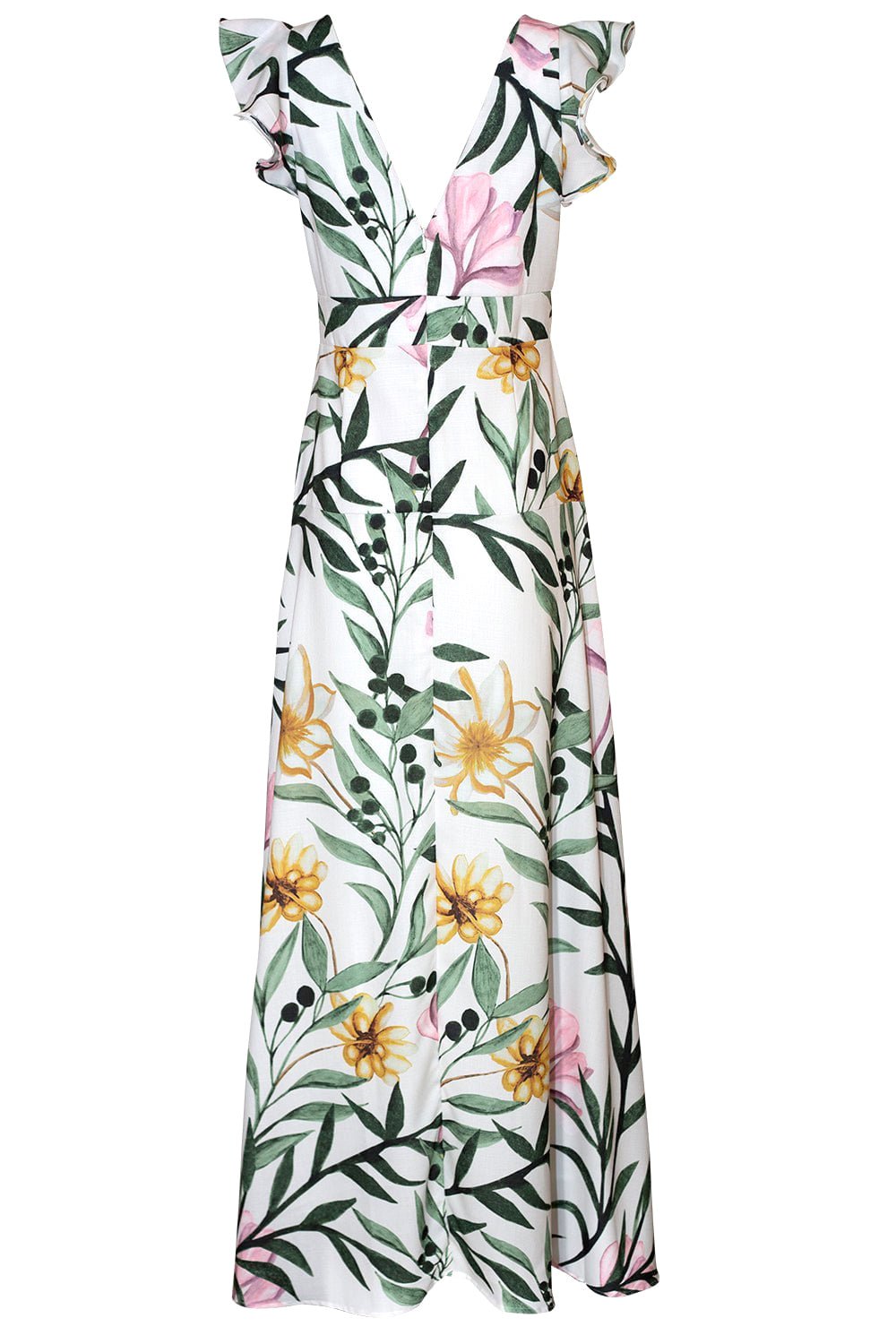 PATBO-Jasmine VNeck Maxi Dress-