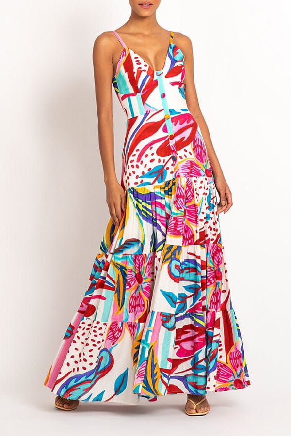 PATBO-Flora Sleeveless Maxi Dress-