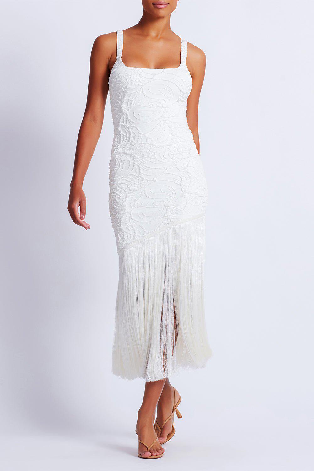 PATBO-Fringe Maxi Dress-
