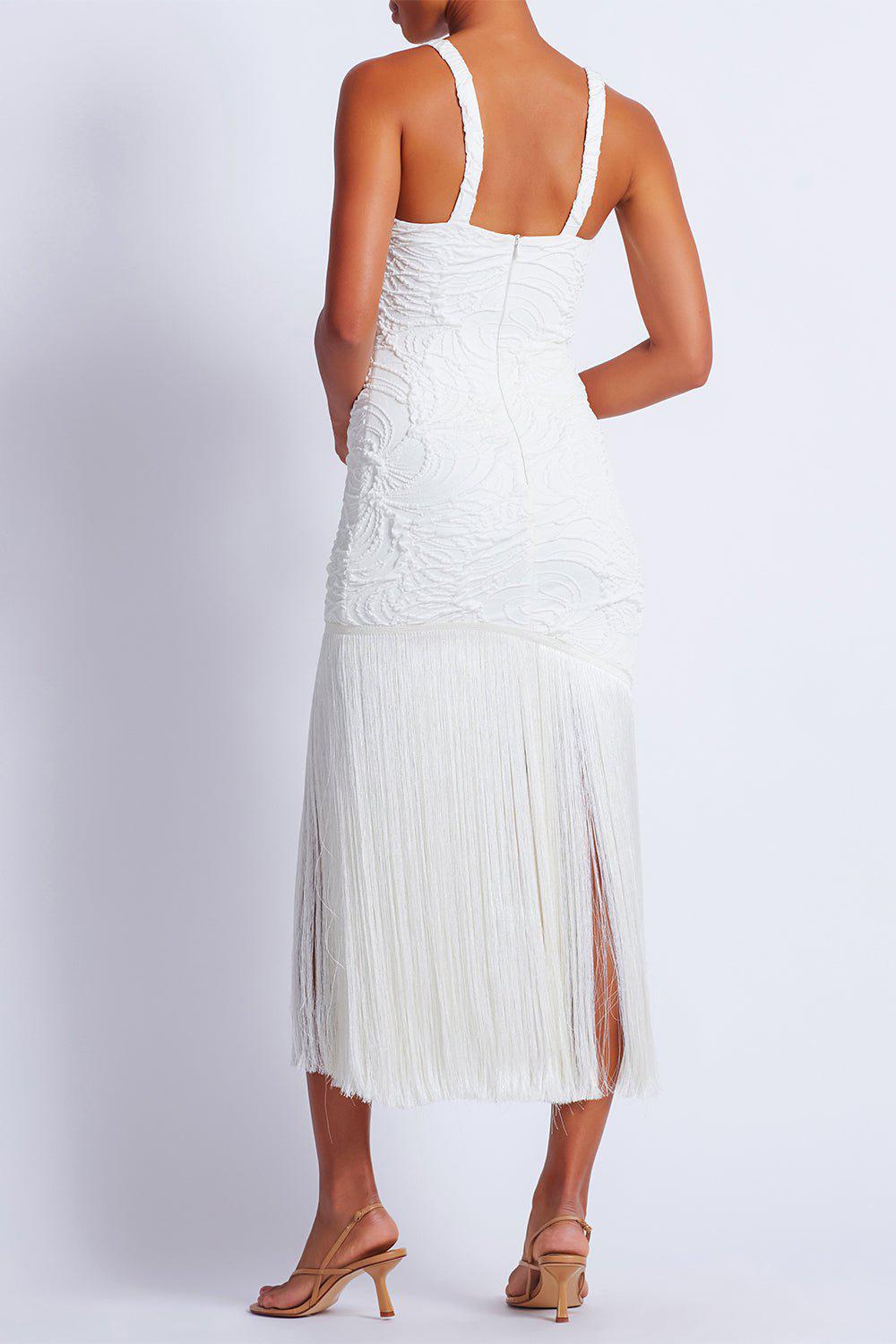 PATBO-Fringe Maxi Dress-