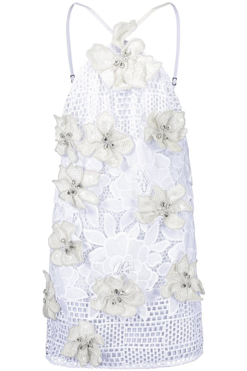 Halter Embroidered Mini Dress | PATBO Marissa Collections Halter Embroidered Mini Dress | PATBO Marissa Collections
