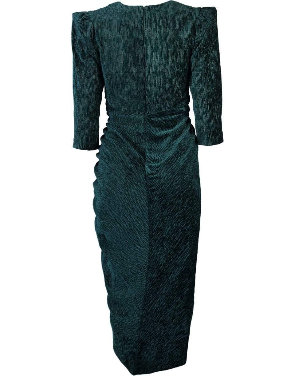 PATBO-Textured Velvet Midi Dress-