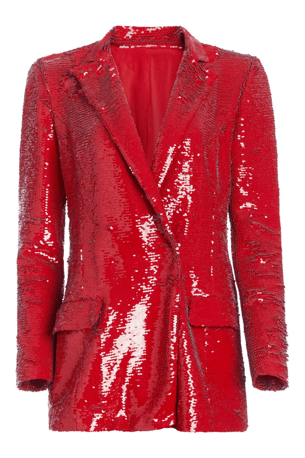 PATBO-Sequin Belted Blazer-