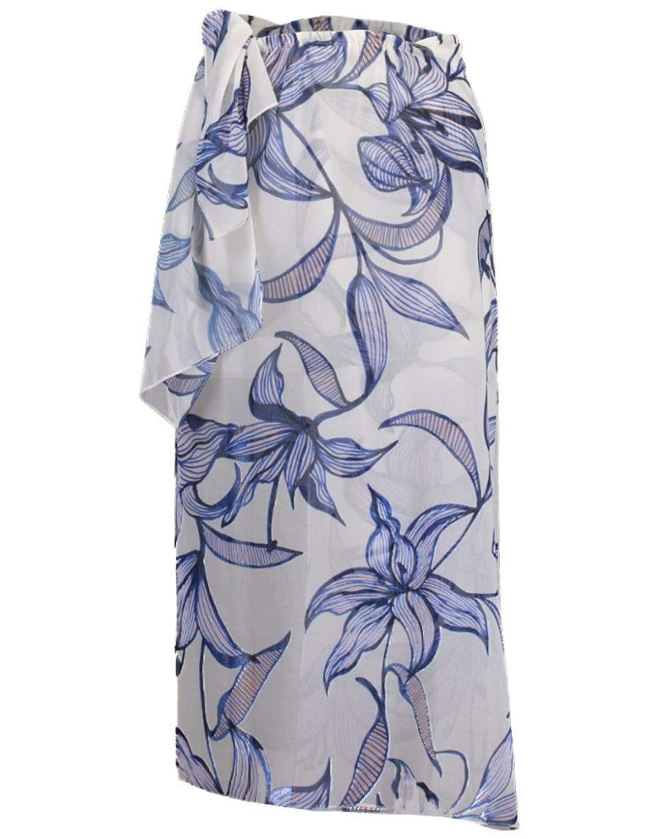 PATBO-Stargazer Print Pareo-WHITE