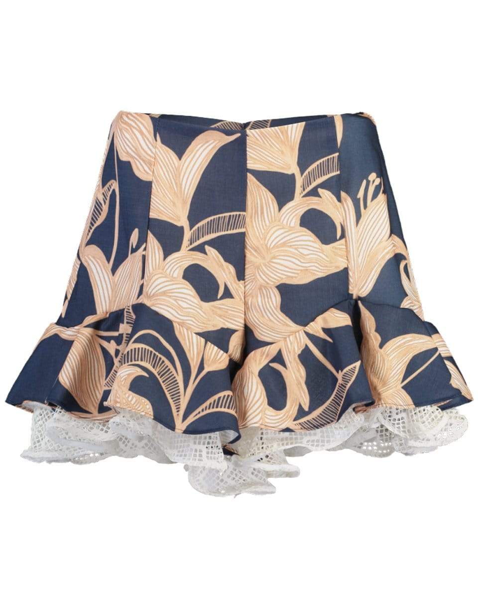 PATBO-Stargazer Lace Trim Shorts-