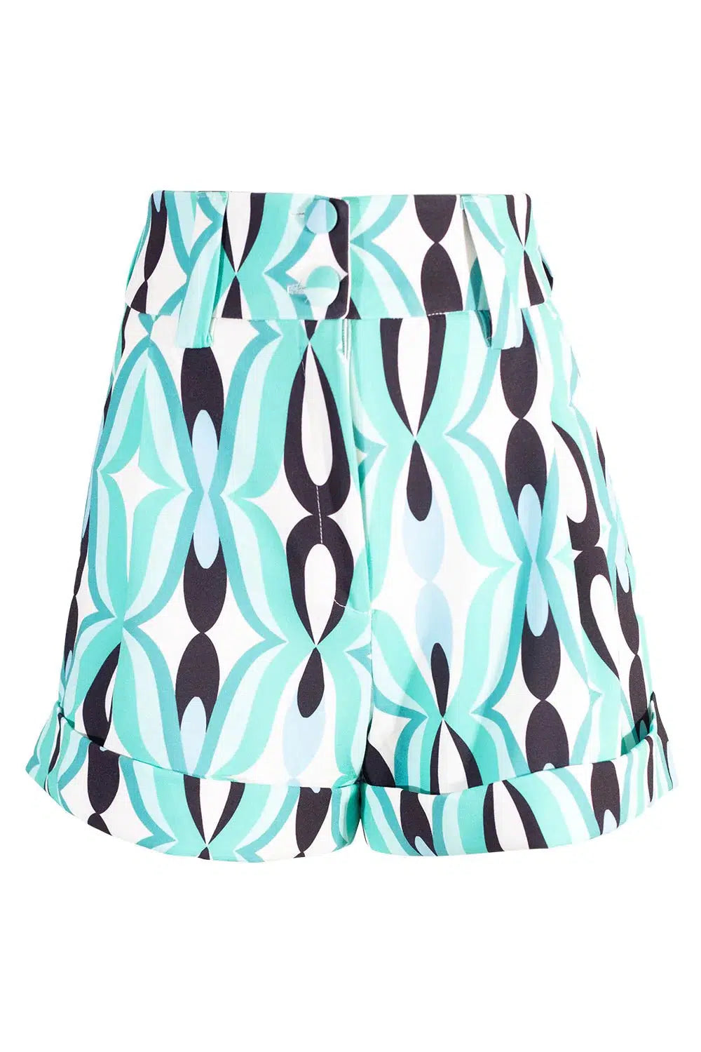 PATBO-Twist Hi-Waist Shorts-