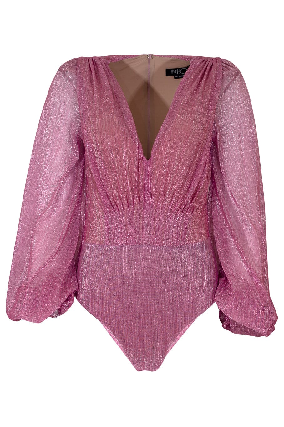 PATBO-Ombre Lurex Bodysuit-