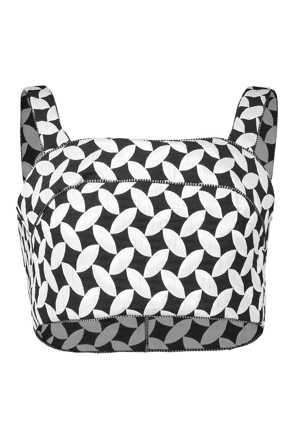 Embroidered Crop Top