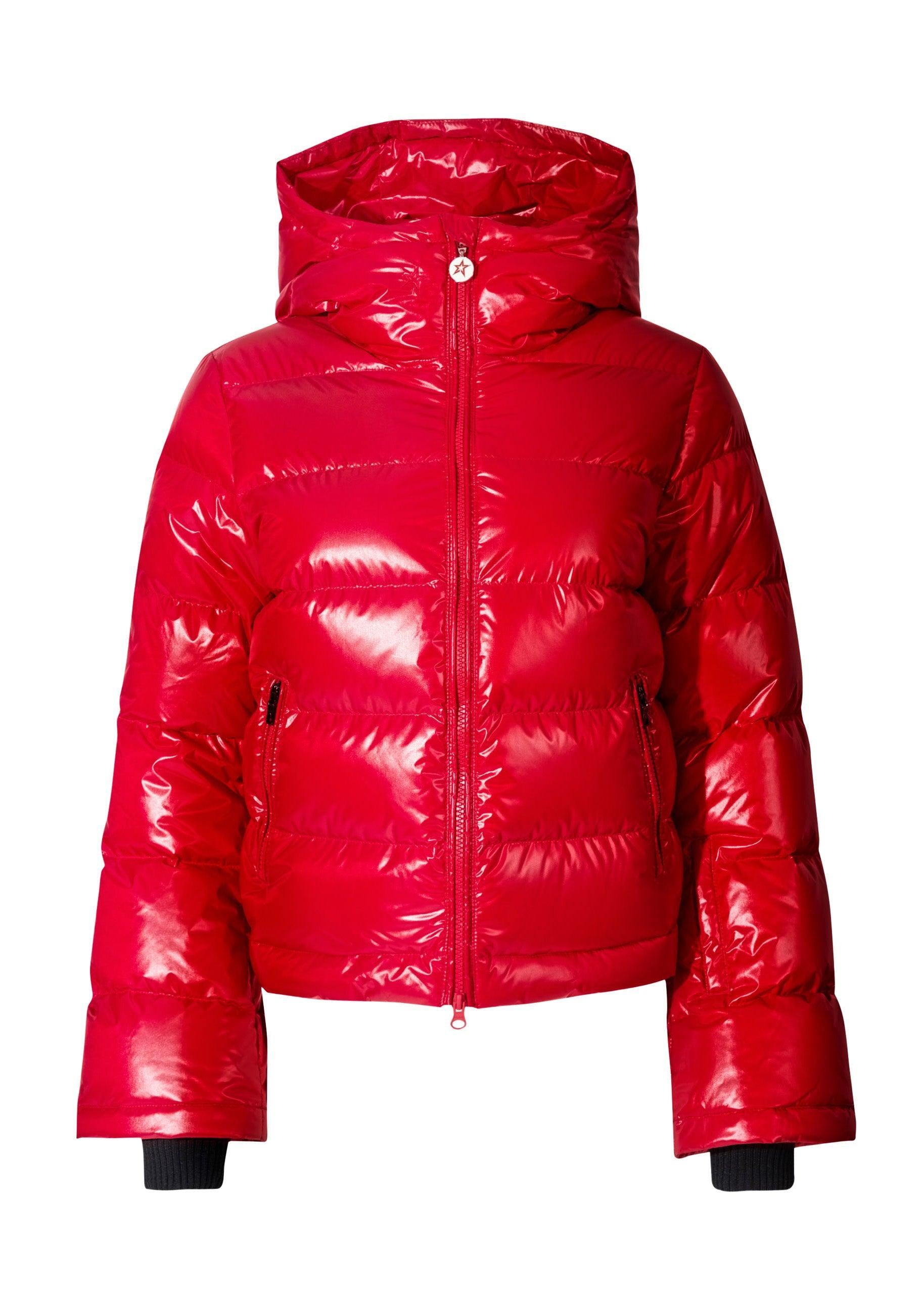 Polar Flare Ski Jacket III - Red-RED-XS-CLOTHINGJACKETCASUAL-PERFECT MOMENT