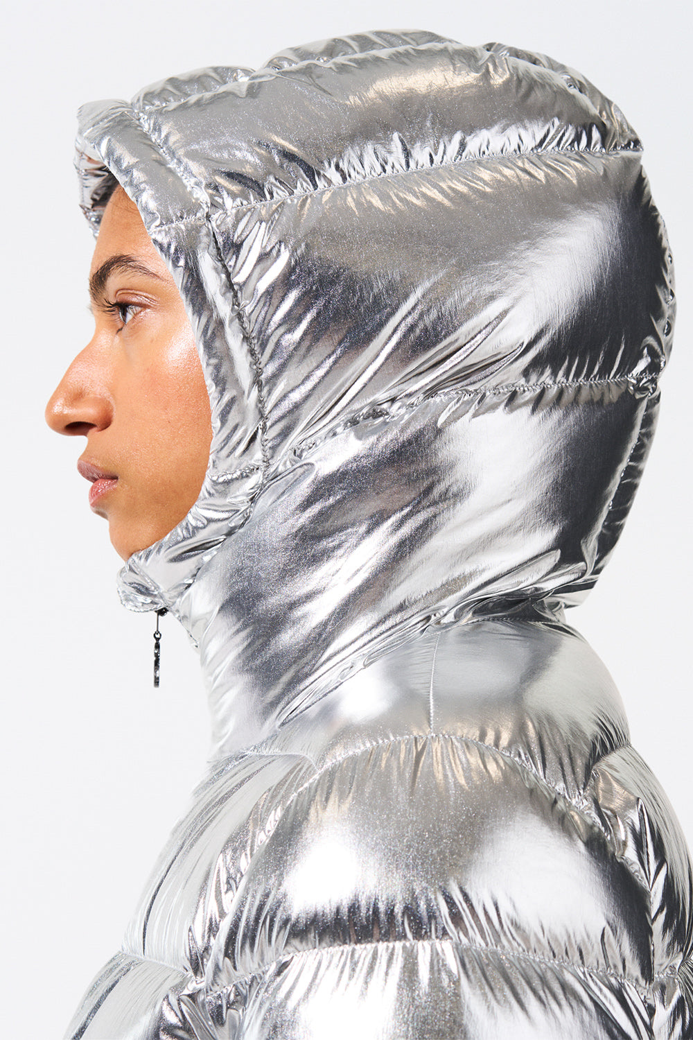 PERFECT MOMENT-Polar Flare Ski Jacket II - Silver Foil-