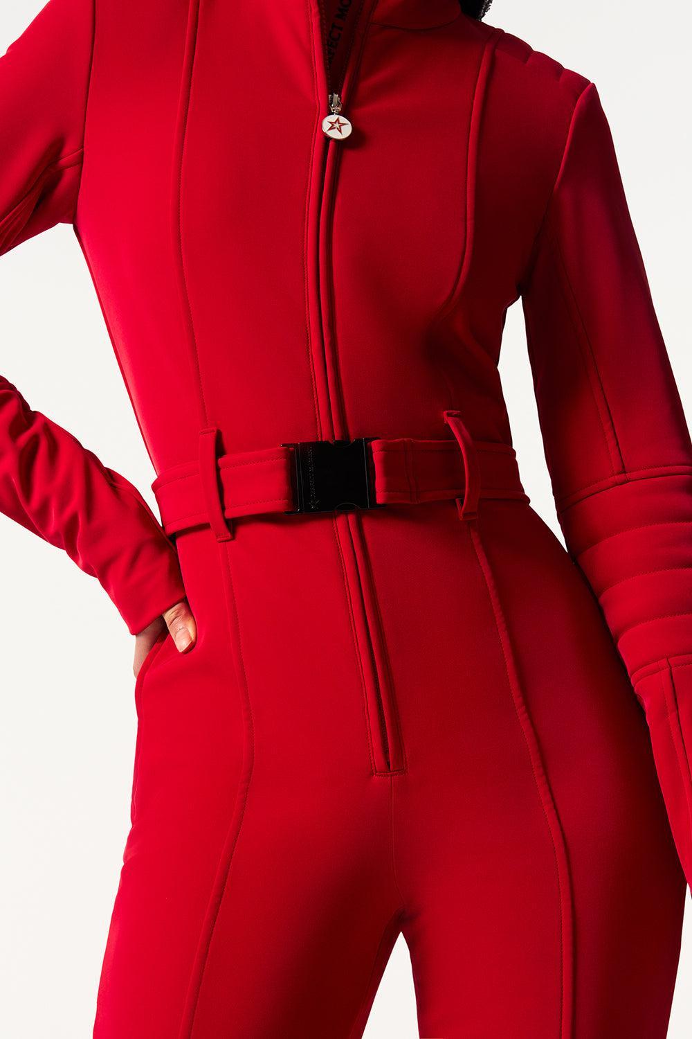 JG Ski Suit - Red-RED-S-CLOTHINGPANTJUMPSUIT-PERFECT MOMENT