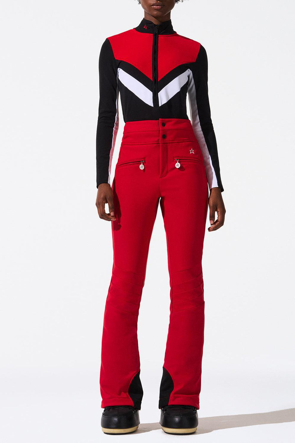 Perfect Moment Aurora High Waist Flare Pant - Women's Red, L Perfect Moment Aurora High Waist Flare Pant - Women's Red, L