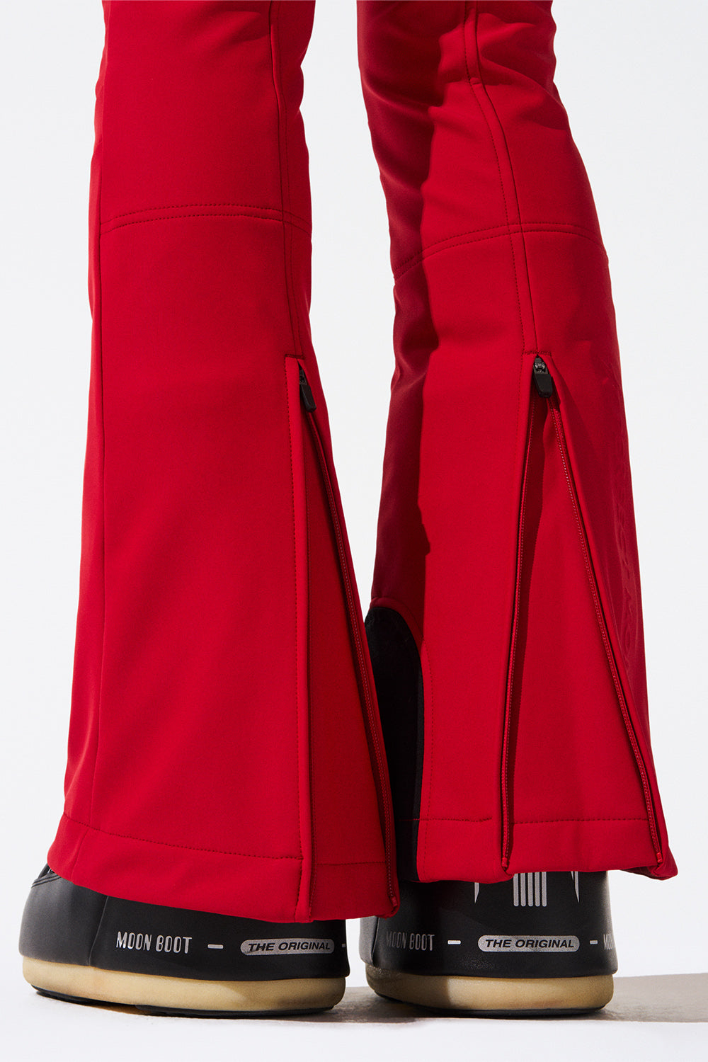 PERFECT MOMENT-Aurora Flare Ski Pant - Red-