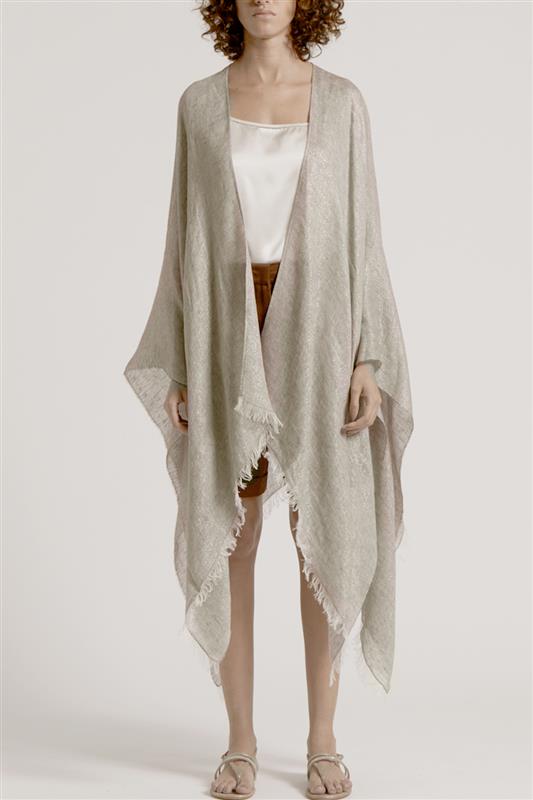Lurex Kimono - Amber Beige-AMBR BGE-O/S-ACCESSORIESHAWLS-PESERICO