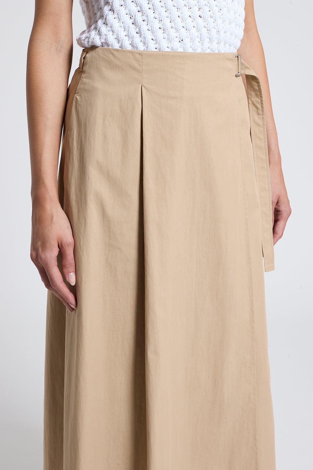 Wrap Around Midi Skirt-BROWN-38-CLOTHINGSKIRTMIDI-PESERICO