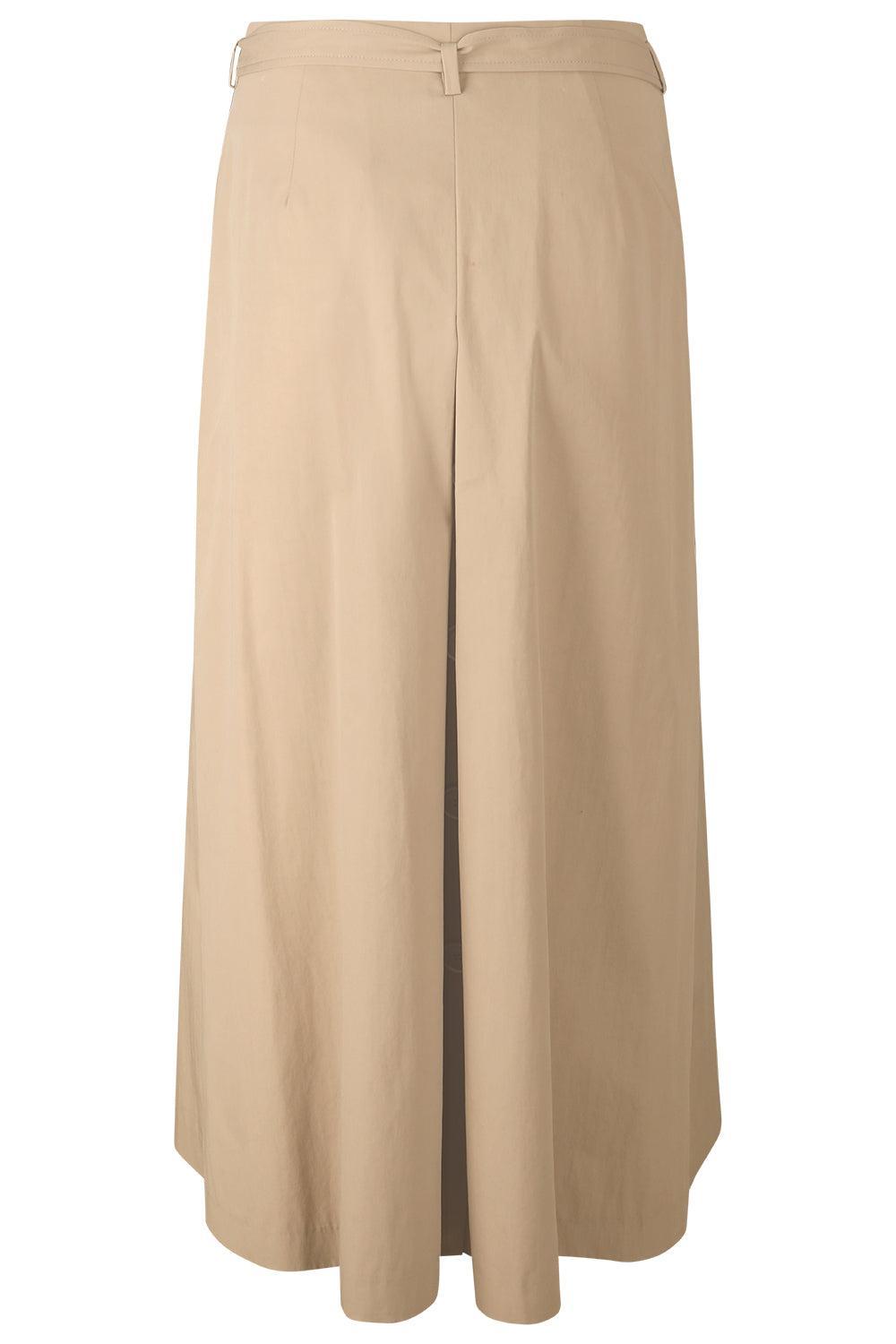 Wrap Around Midi Skirt-BROWN-38-CLOTHINGSKIRTMIDI-PESERICO