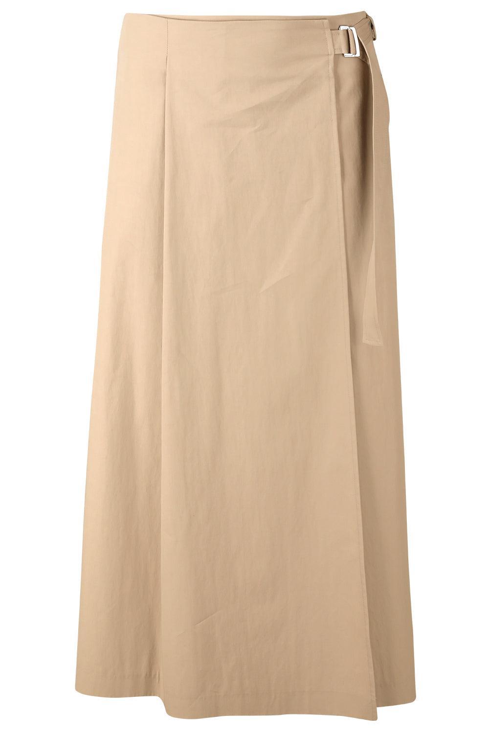 Wrap Around Midi Skirt-BROWN-38-CLOTHINGSKIRTMIDI-PESERICO