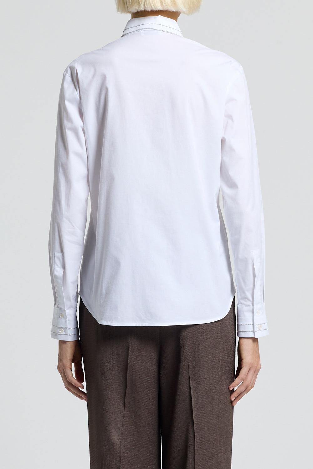 Long Sleeve Pleated Shirt-NAT WHT-38-CLOTHINGTOPBLOUSE-PESERICO