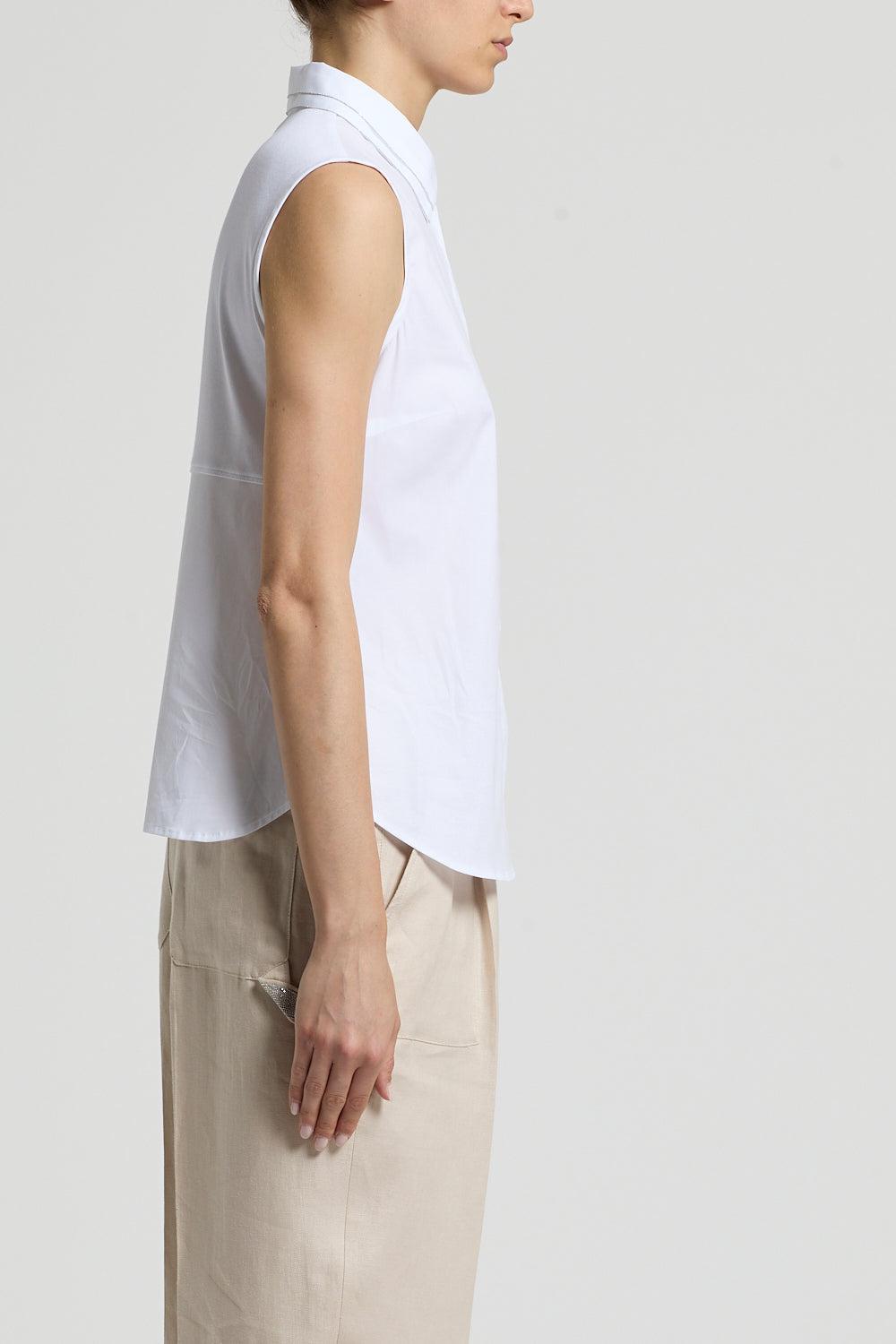 Sleeveless Collar Blouse-NAT WHT-38-CLOTHINGTOPBLOUSE-PESERICO