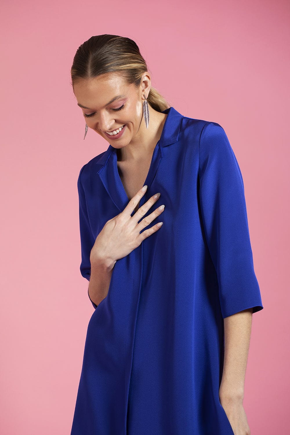 PETER COHEN-Frolic Dress - Cobalt-