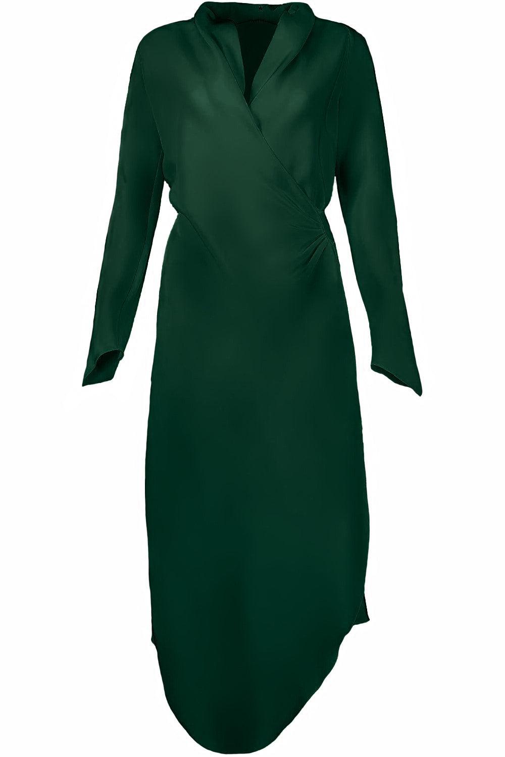 Victor Dress - Emerald-EMERALD-P-CLOTHINGDRESSCASUAL-PETER COHEN