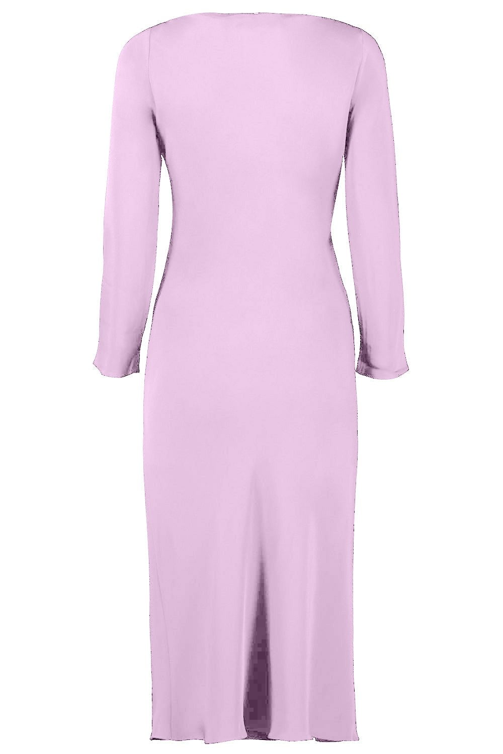 PETER COHEN-Long Sleeve Midi Dress - Lotus-