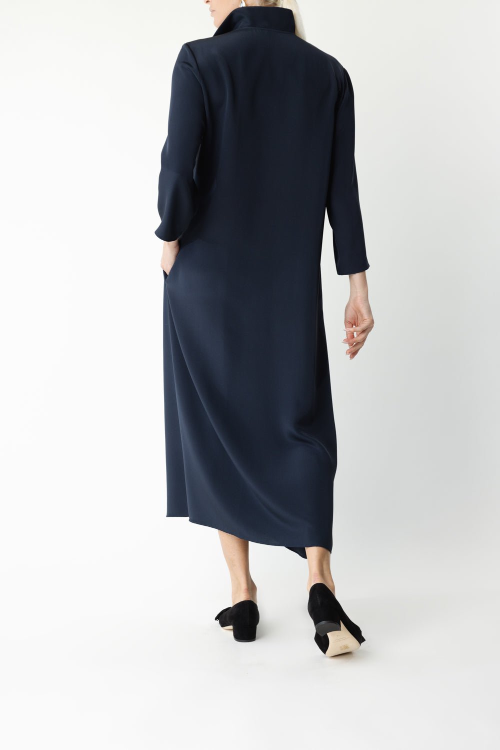 PETER COHEN-Sherang Dress - Navy-