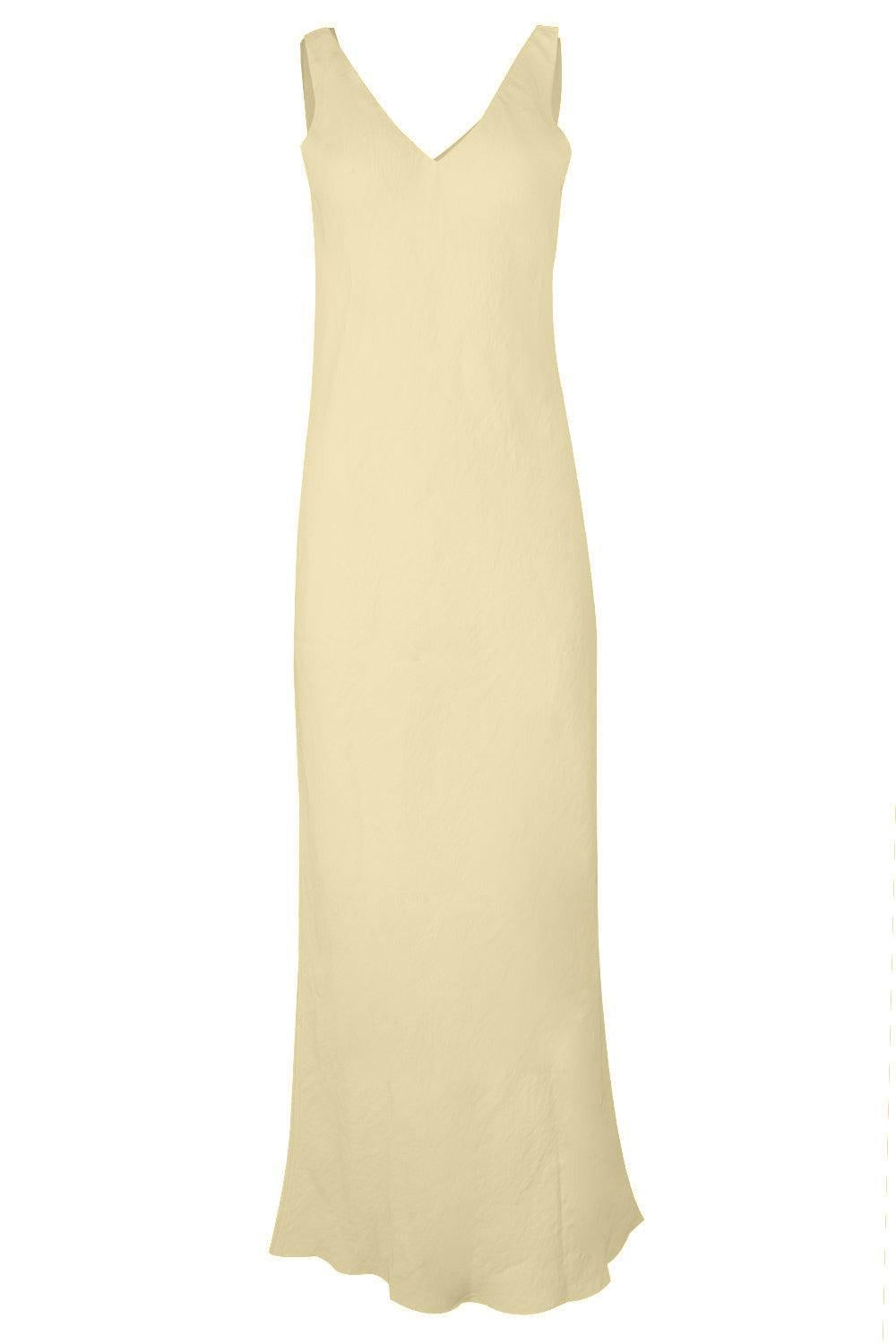 Low Back Dress - Neutral