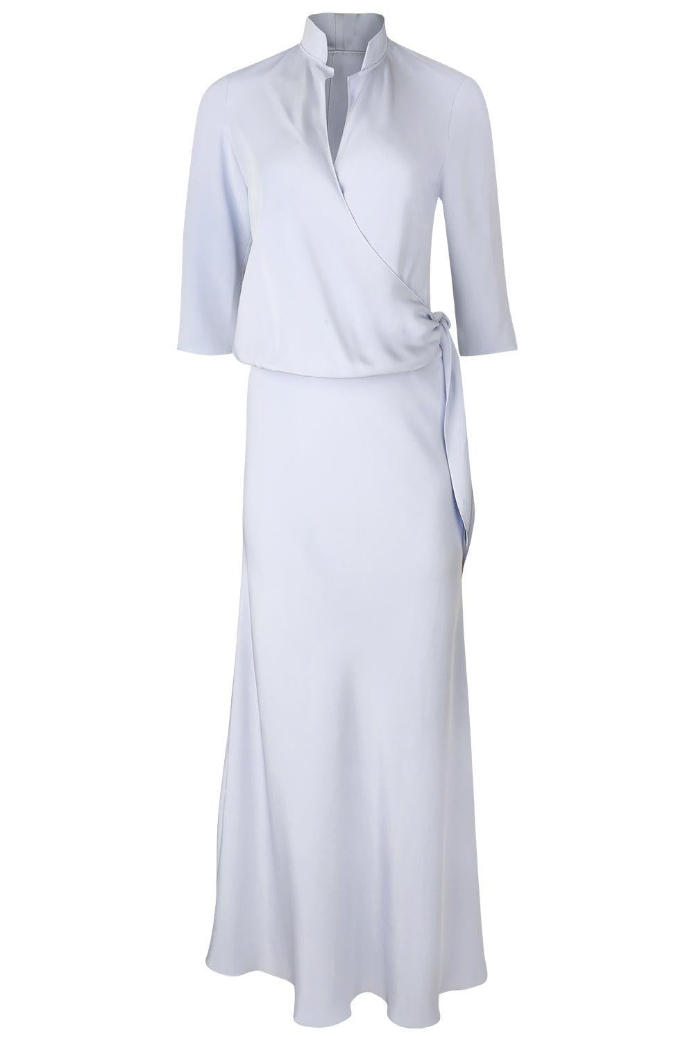 Blouse Maxi Dress - Chambray-BLUE-P-CLOTHINGDRESSGOWN-PETER COHEN