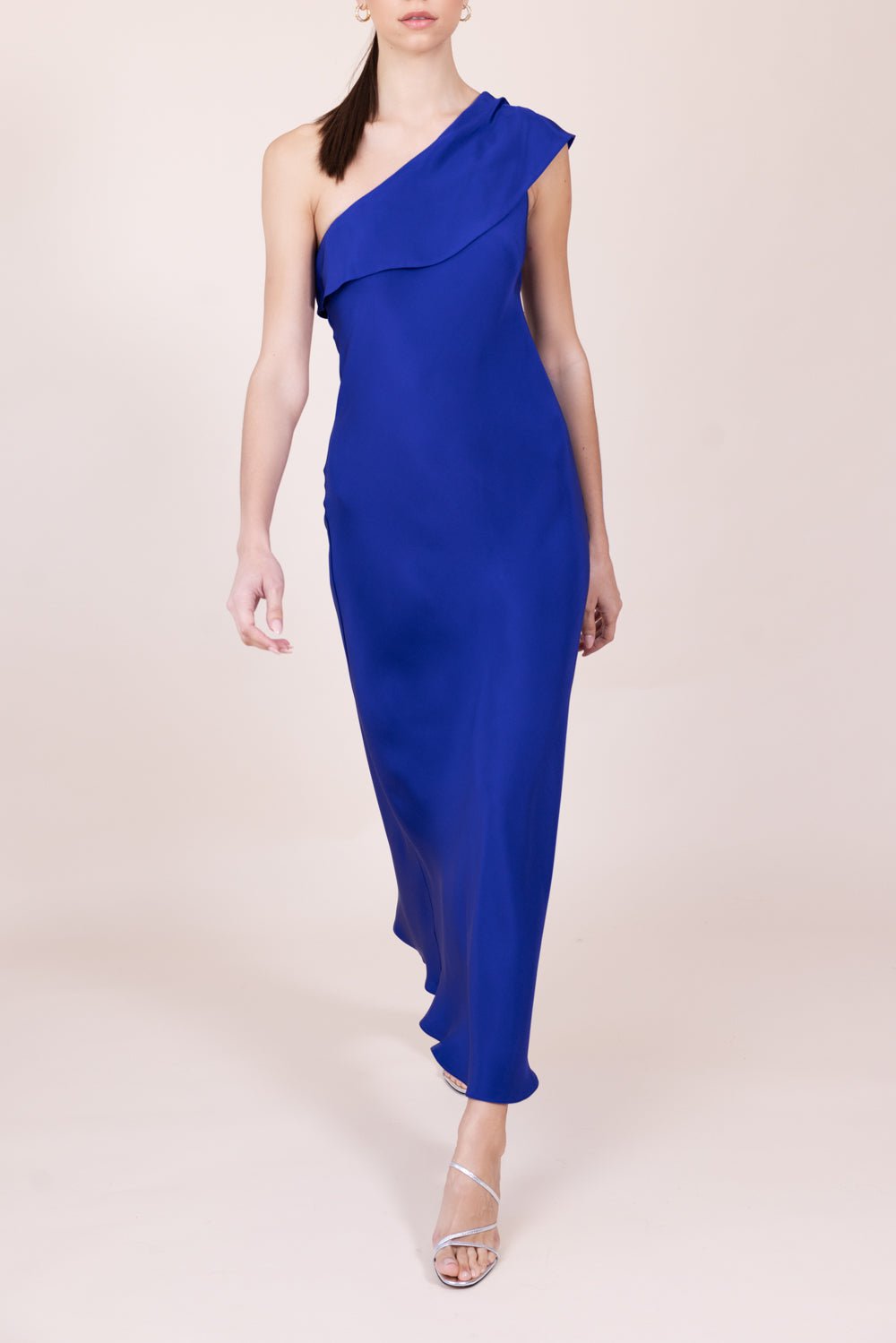 PETER COHEN-Draped Petal Gown-