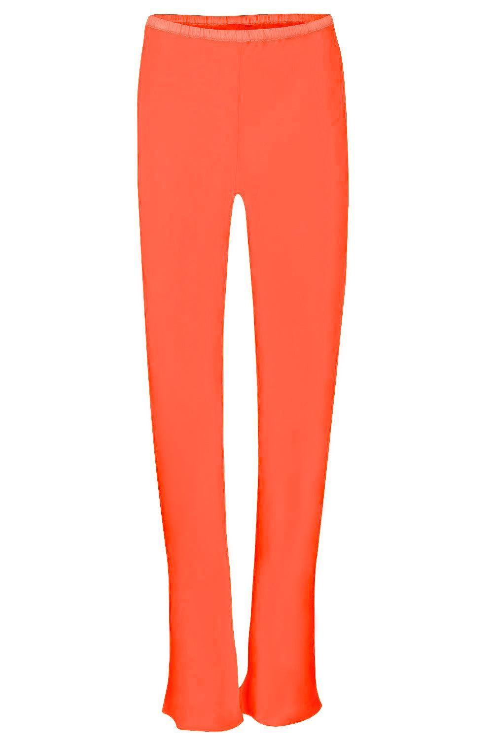 Bias Wide Leg Pant - Red Hot-RED HOT-P-CLOTHINGPANTWIDE LEG-PETER COHEN