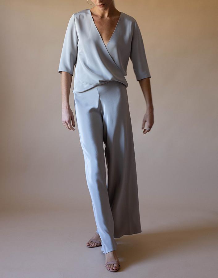 PETER COHEN-Flowy Wide Leg Chute Pant-