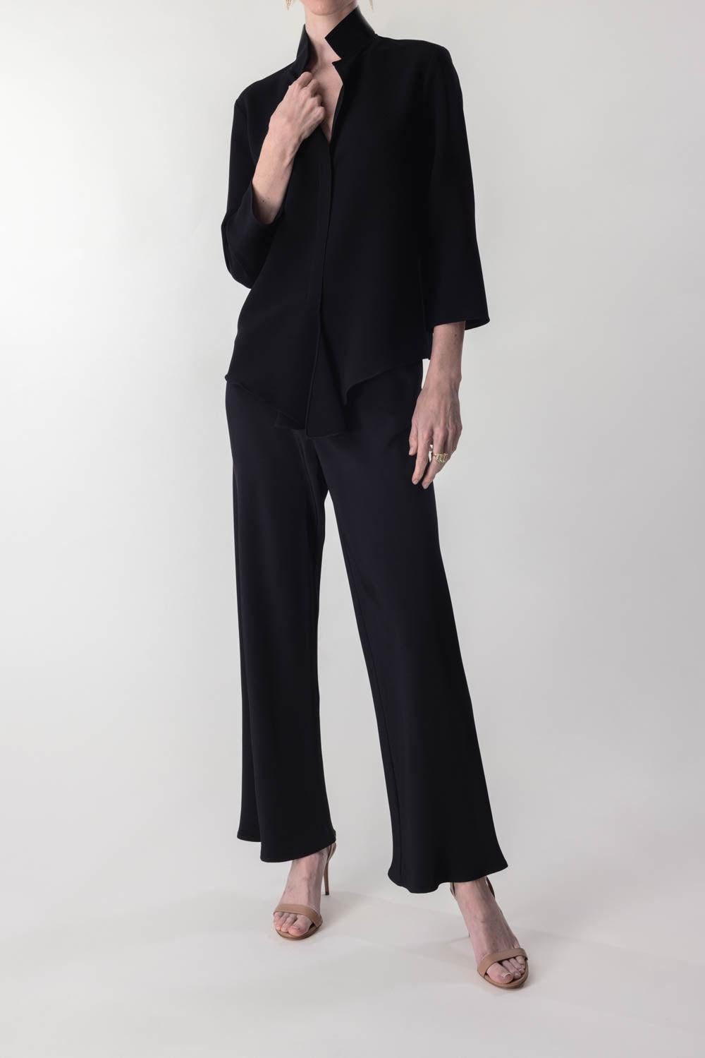 PETER COHEN-Frolic Top - Black Jersey-