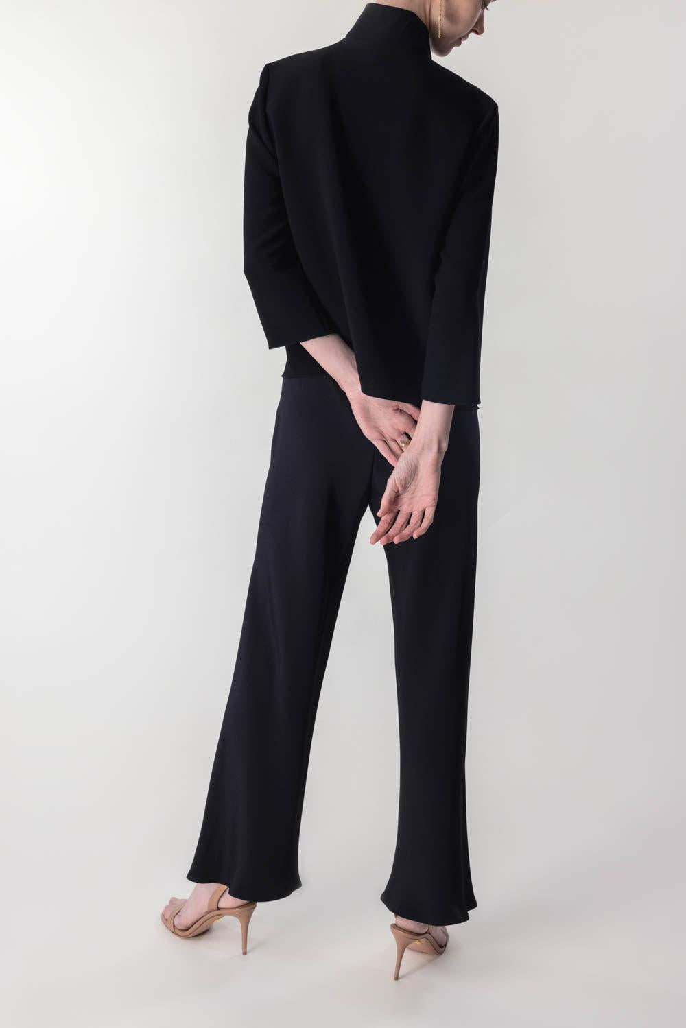 PETER COHEN-Frolic Top - Black Jersey-