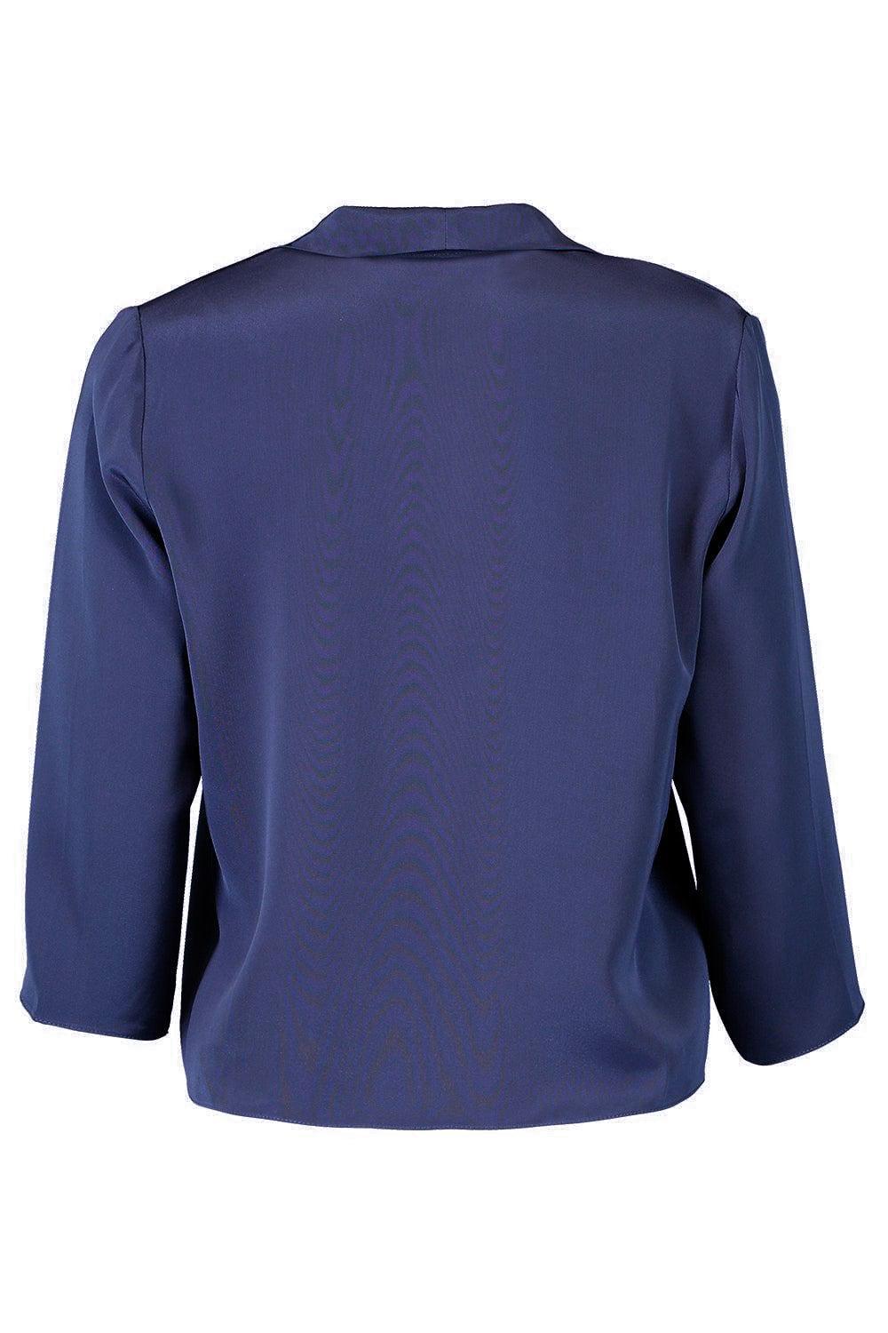 Square Front Frolic Top - Denim-DENIM-P-CLOTHINGTOPBLOUSE-PETER COHEN