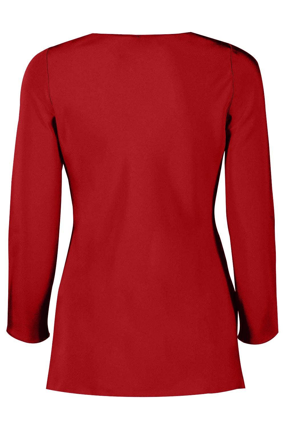 Par Tunic - Red Hot-RED HOT-P-CLOTHINGTOPBLOUSE-PETER COHEN