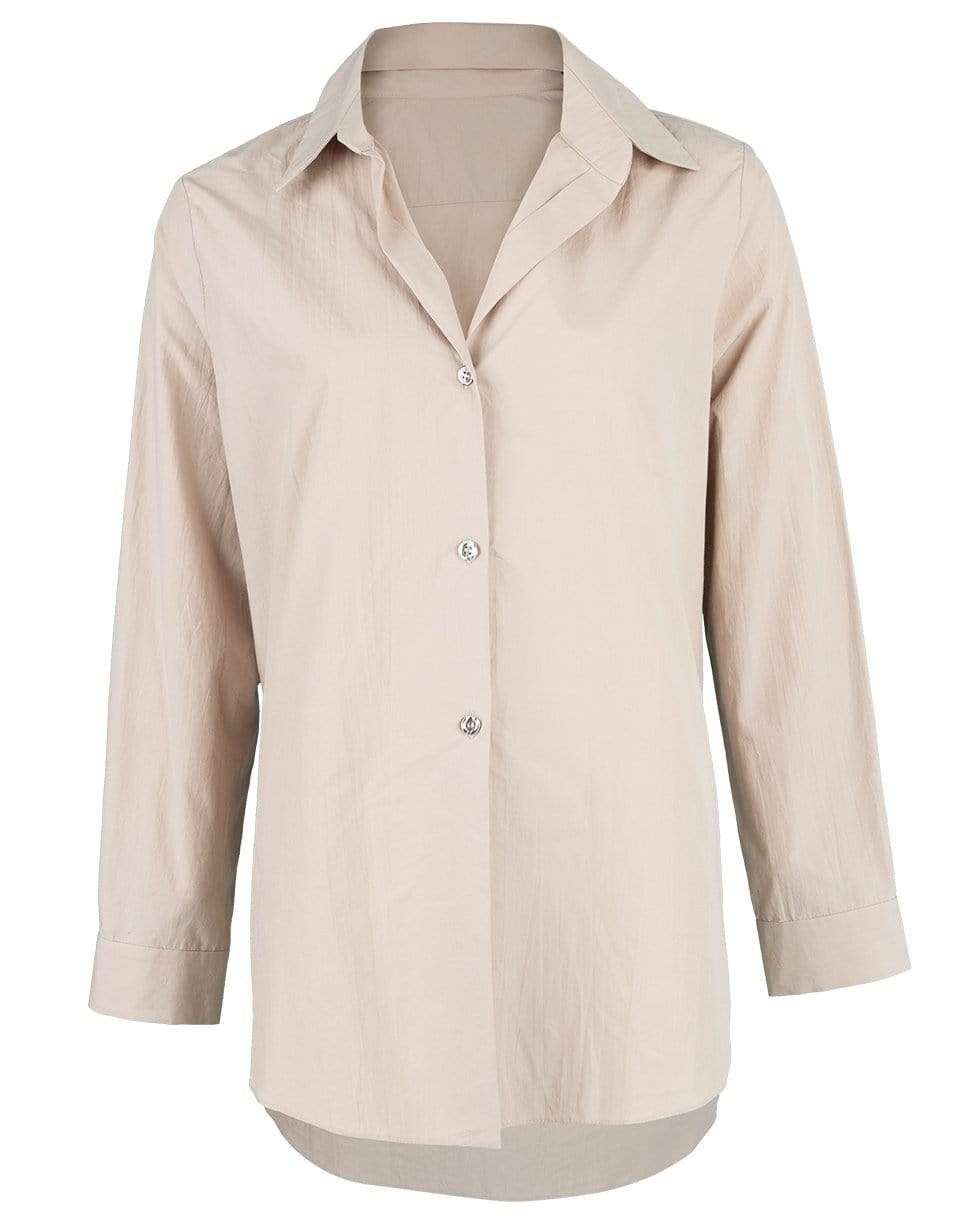 PETER COHEN-Sand Cotton Jac Shirt-