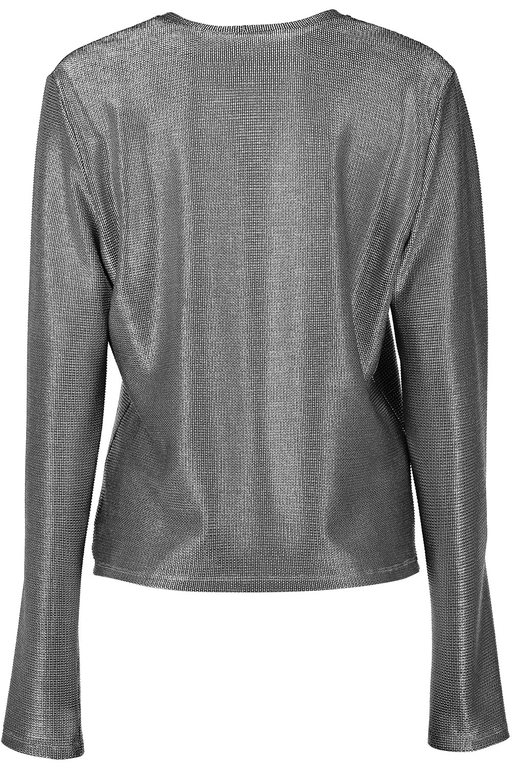 PETER COHEN-Long Sleeve Tee - Silver Mesh-