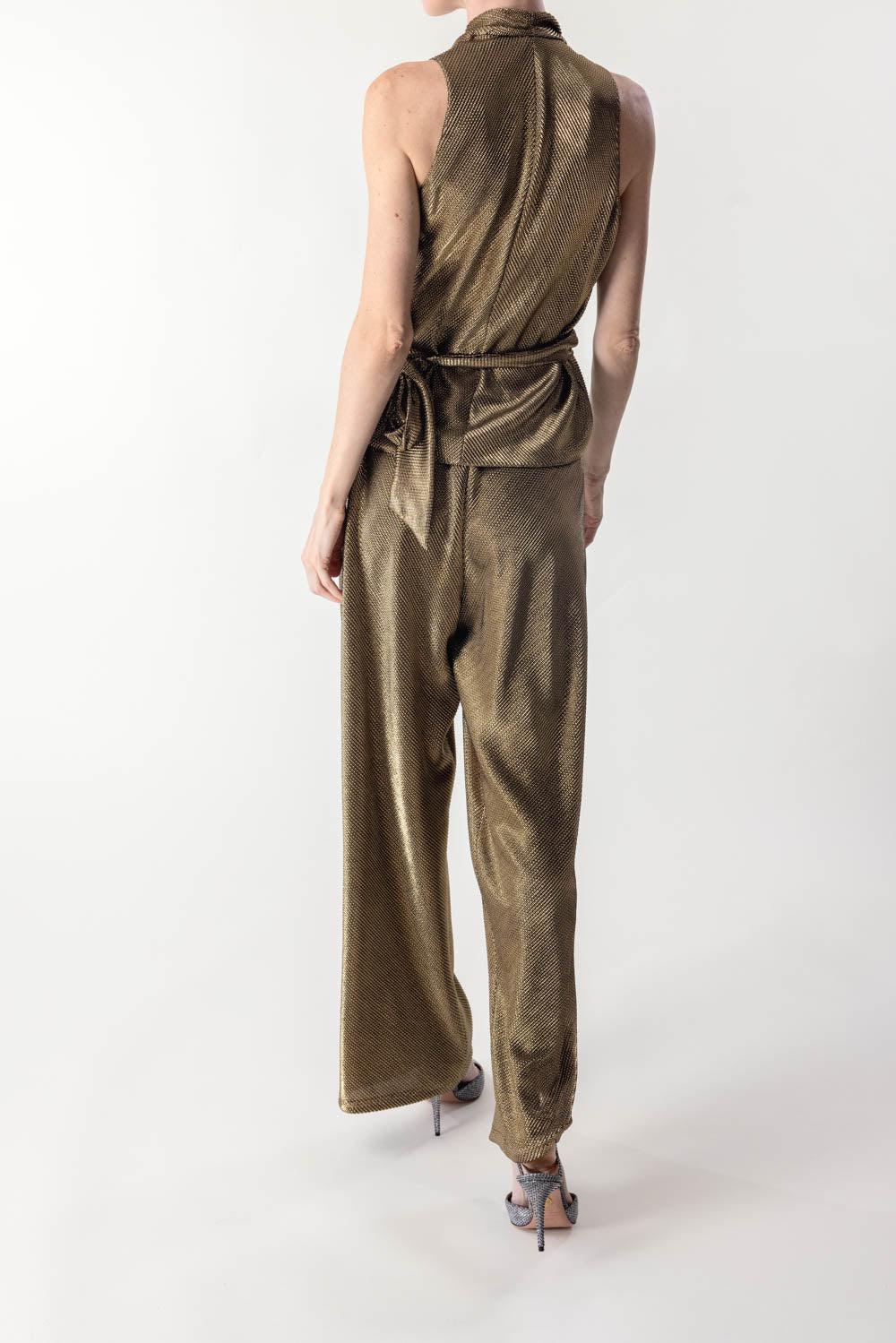 PETER COHEN-Wrap Top - Gold-