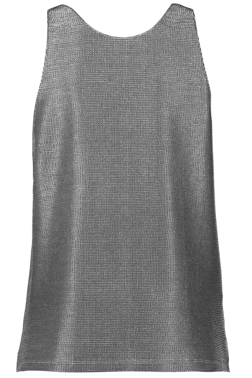 PETER COHEN-Sleeveless Tank - Silver Mesh-