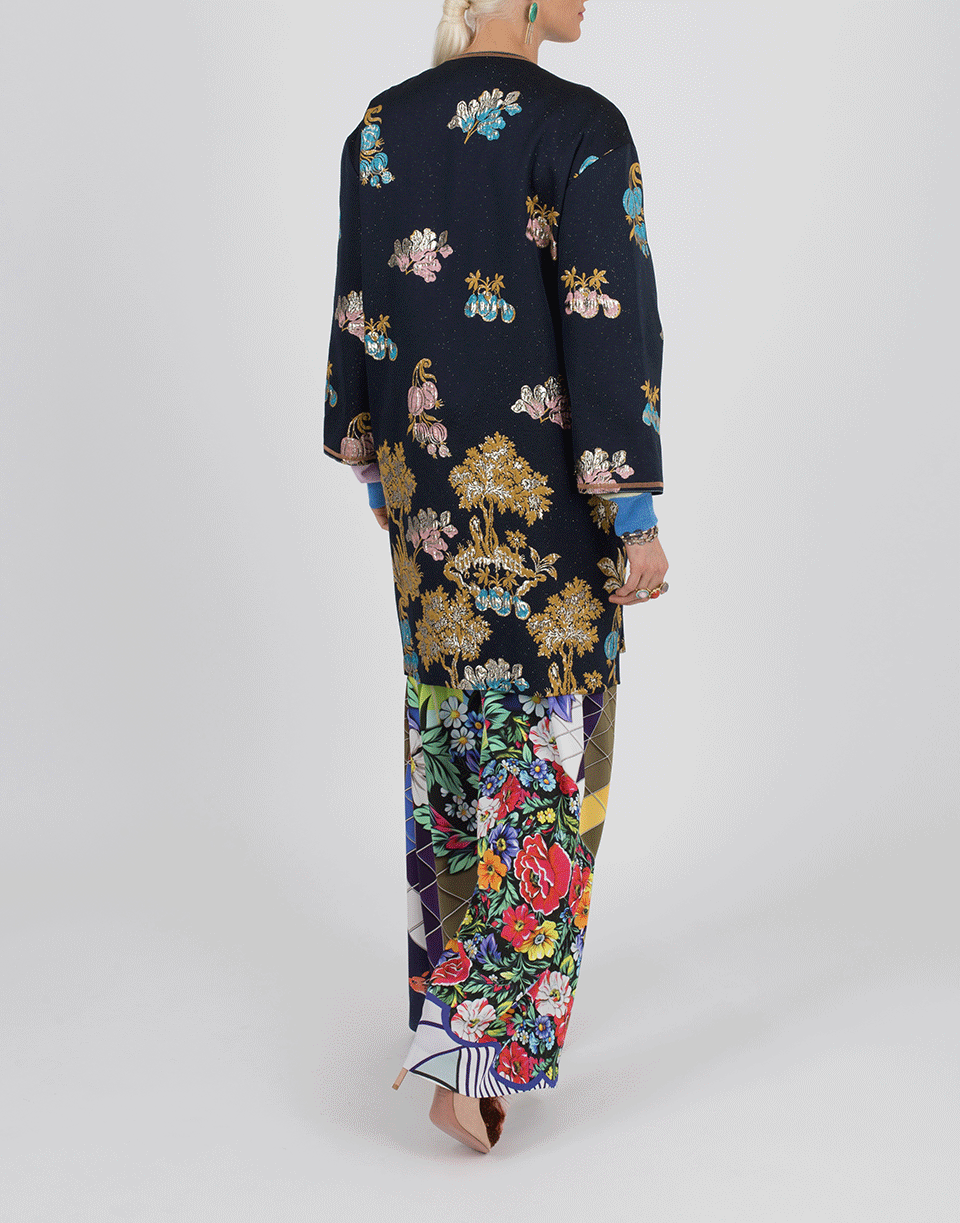 PETER PILOTTO-Jacquard Cocoon Coat-