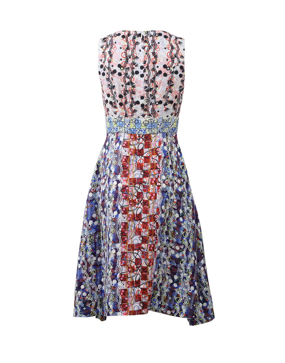PETER PILOTTO-Geometric Print Dress-