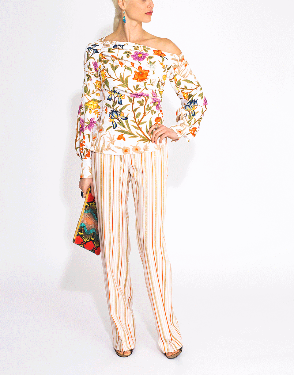 PETER PILOTTO-Lurex Striped Trouser-