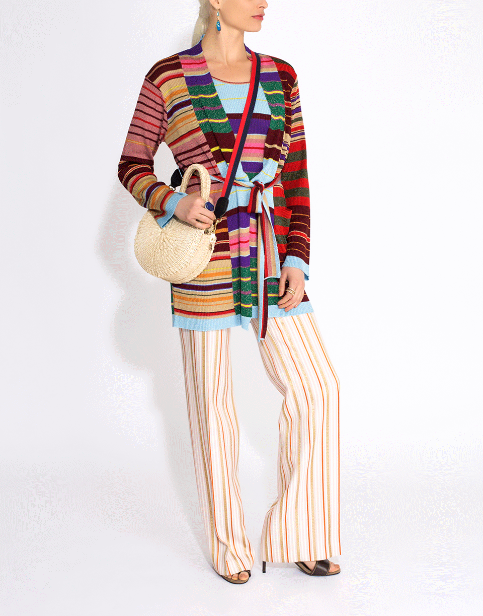PETER PILOTTO-Lurex Striped Trouser-