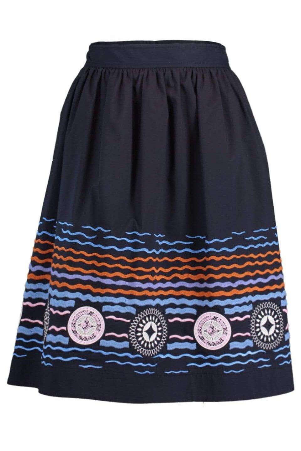 PETER PILOTTO-Iris Skirt-BLUE