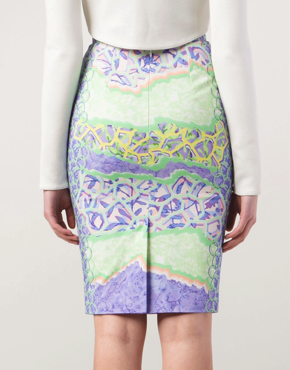 PETER PILOTTO-Printed Pencil Skirt-