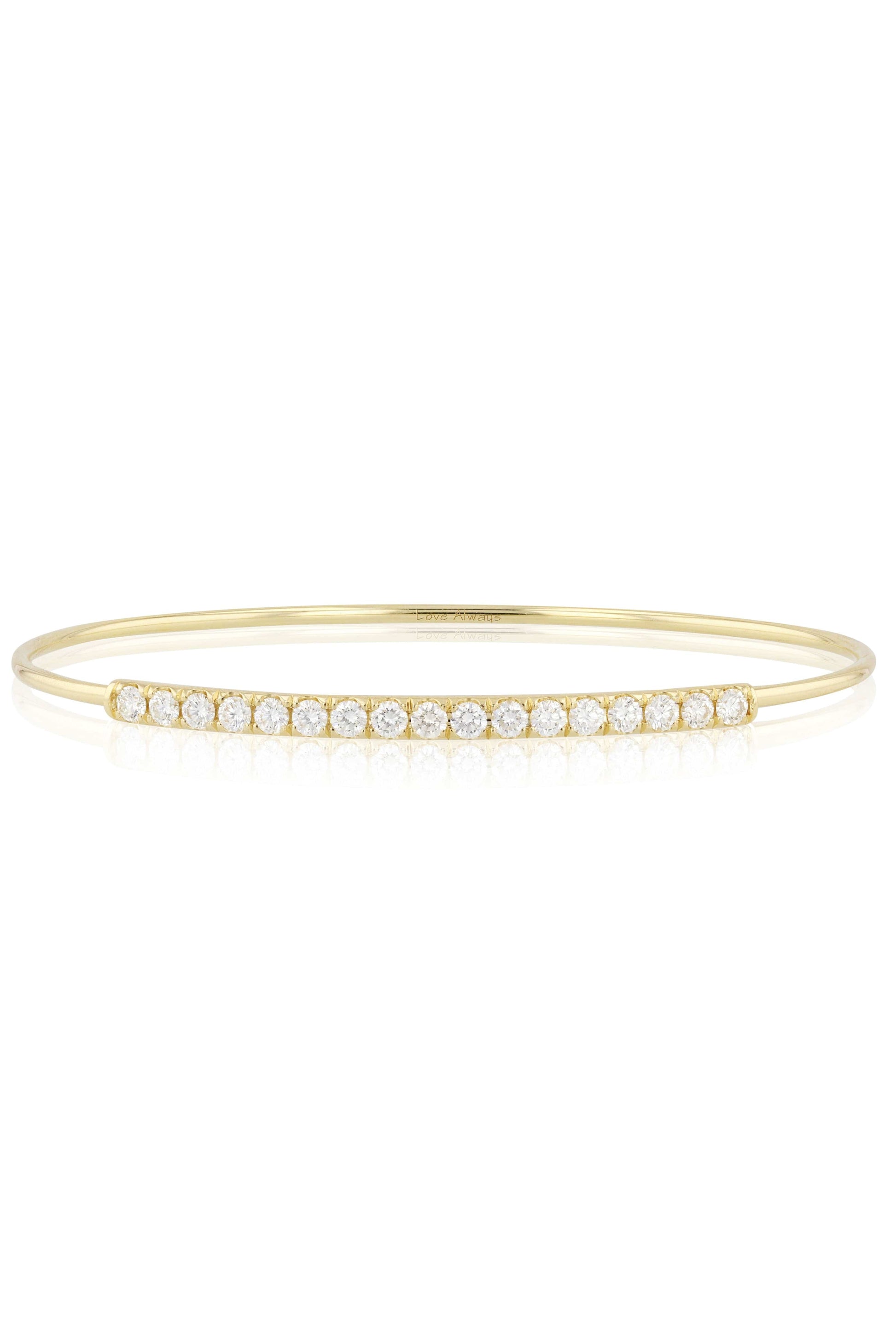 PHILLIPS HOUSE-Diamond Eternity Love Always Bracelet-YELLOW GOLD