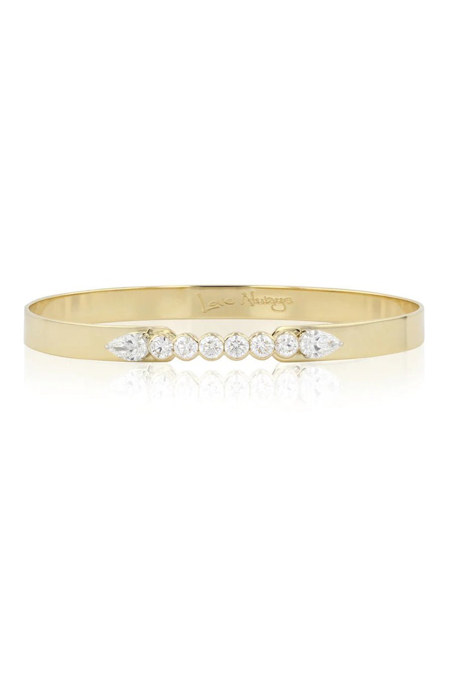 PHILLIPS HOUSE-Double Pear Round Love Always Bracelet-YELLOW GOLD