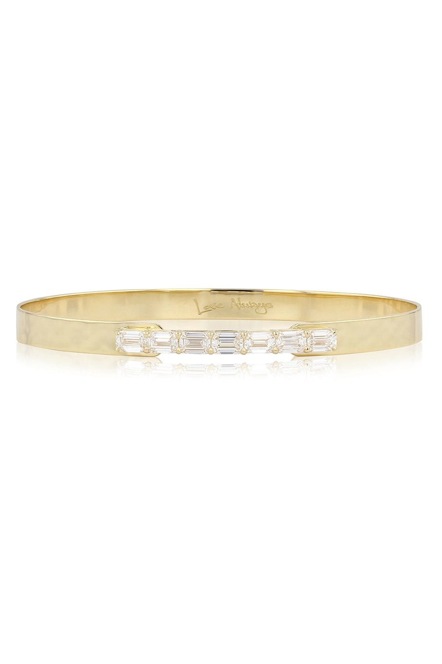 PHILLIPS HOUSE-Emerald Diamonds Love Always Bracelet-YELLOW GOLD